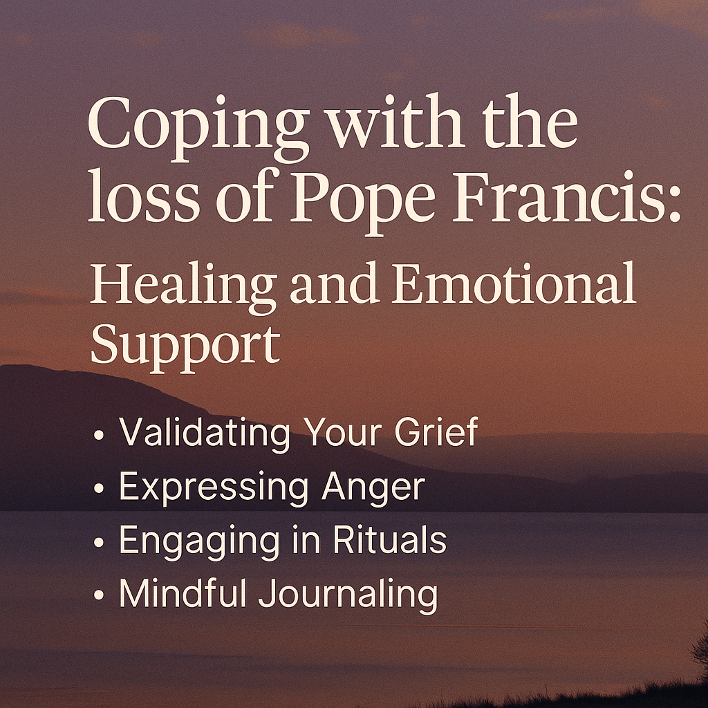 To Those Grieving the Passing of Pope Francis: How the Catholic Church Offers Comfort and&nbsp;Encouragement