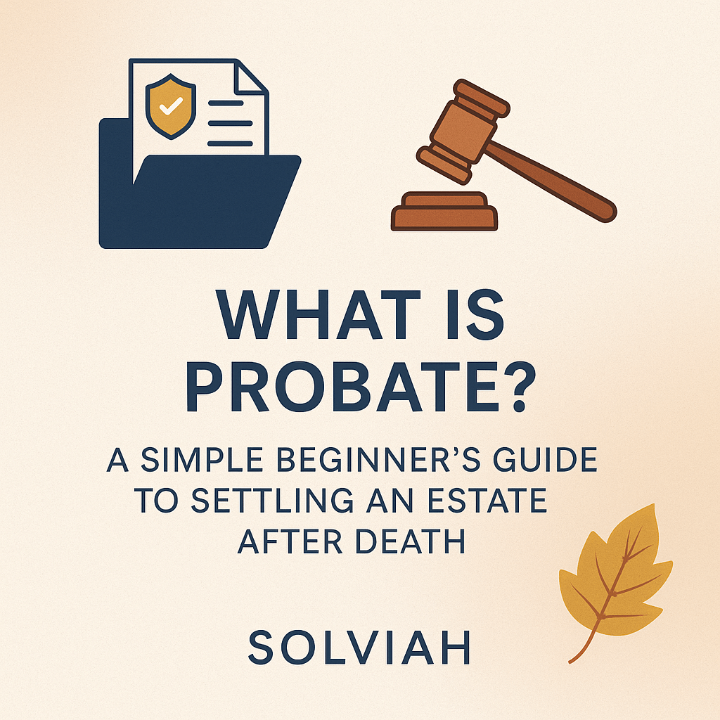 What Is Probate? A Simple Beginner’s Guide to Settling an Estate After Death