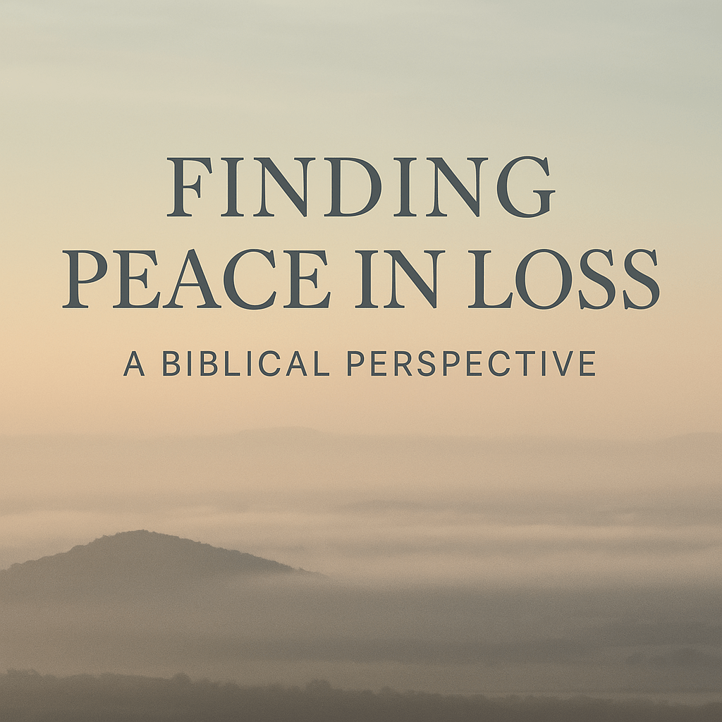 Finding Peace in Loss: A Biblical&nbsp;Perspective