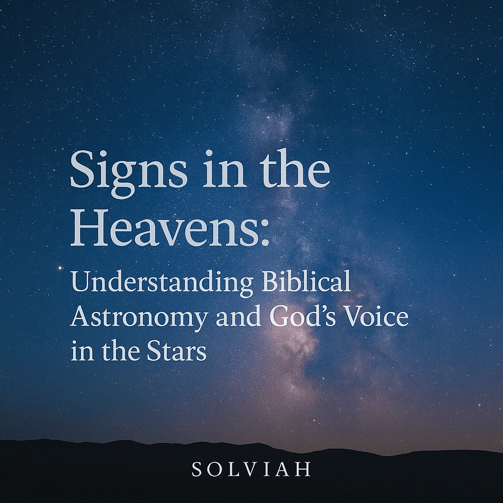 Signs in the Heavens: Understanding Biblical Astronomy and God’s Voice in the&nbsp;Stars