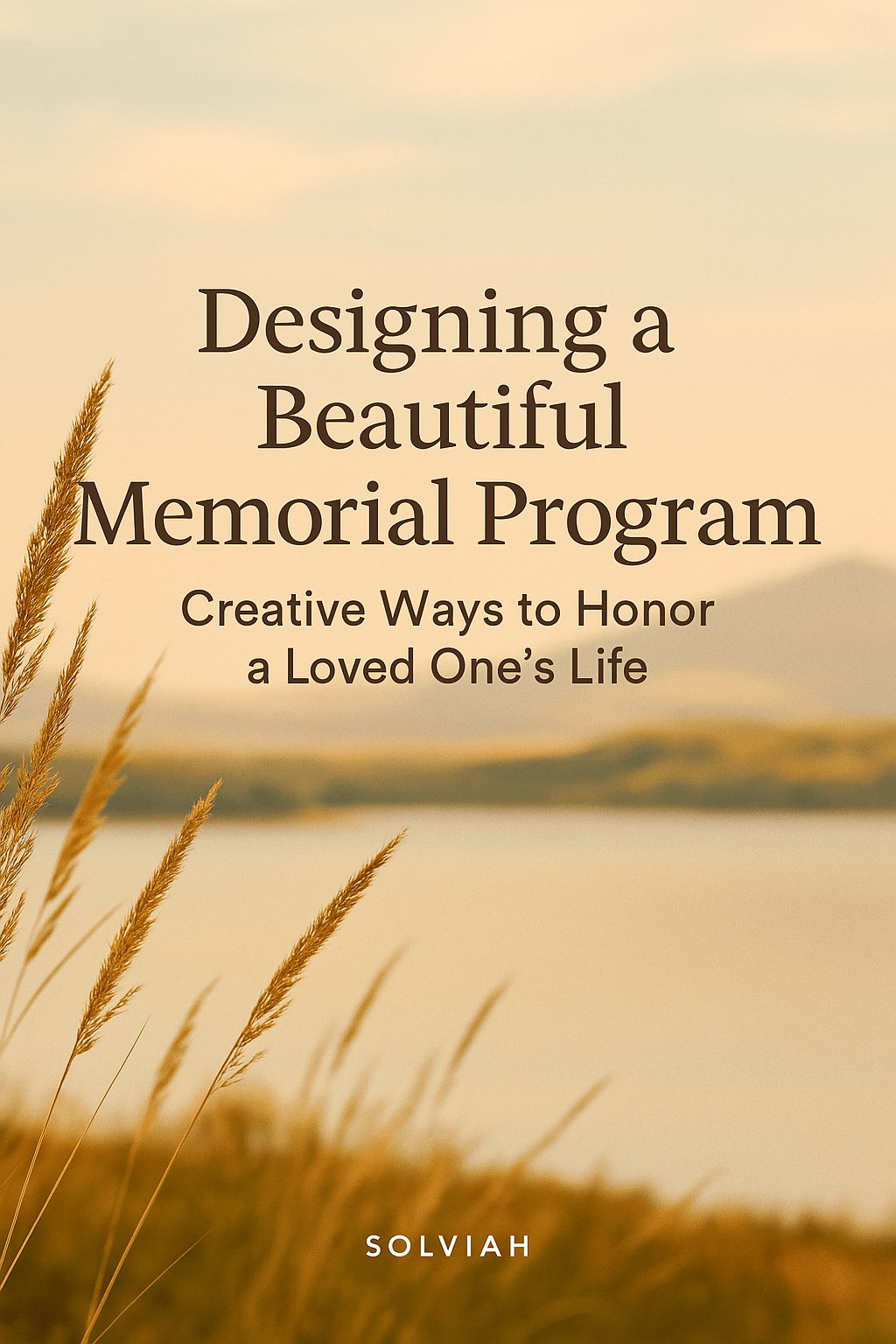 Designing a Beautiful Memorial Program: Creative Ways to Honor a Loved One’s Life