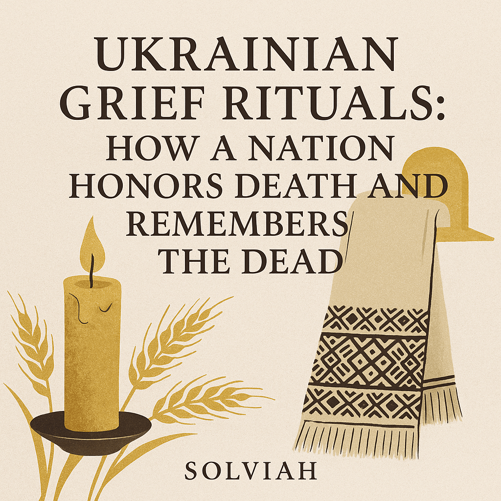 Ukrainian Grief Rituals: How a Nation Honors Death and Remembers the&nbsp;Dead