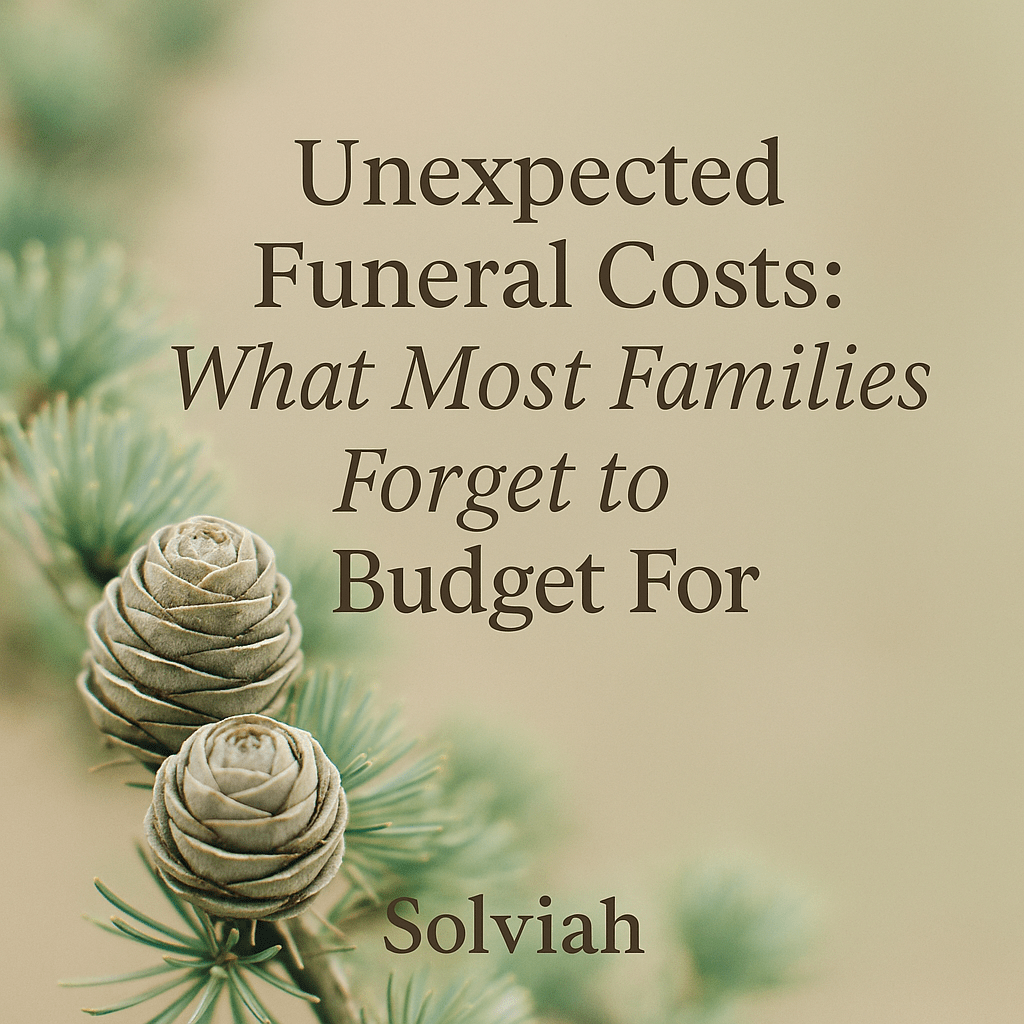 Unexpected Funeral Costs: What Most Families Forget to Budget For